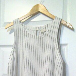 A New Day Sleeveless Pinstripe Swing Dress Size Large – Minimalist Casual